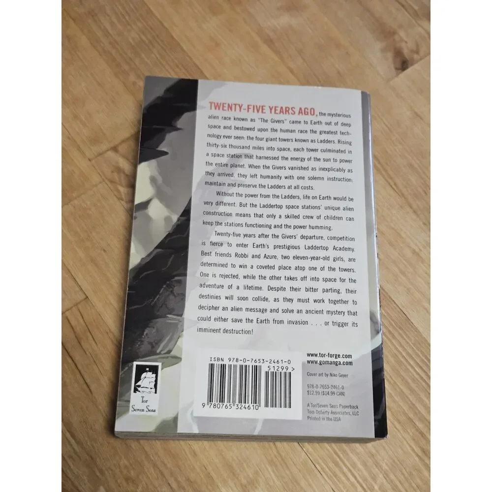Laddertop Books 1-2 (Tor Books October 2013) Manga Graphic Novel Book Scott Card